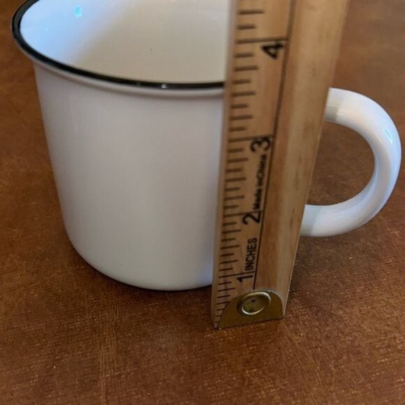 Mainstays 7 Unbranded Mug Set Of 3 Black & White - Picture 3 of 15